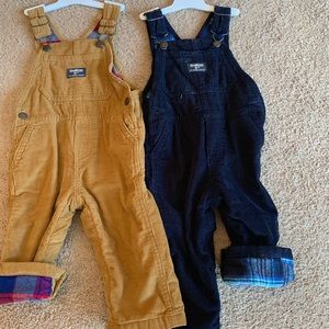 Corduroy overalls